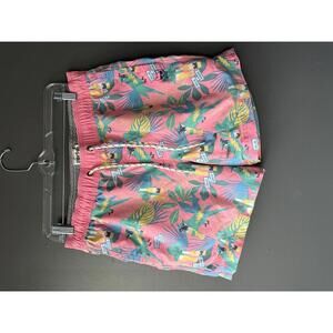Party Pants Tropical Print Swim Shorts Medium